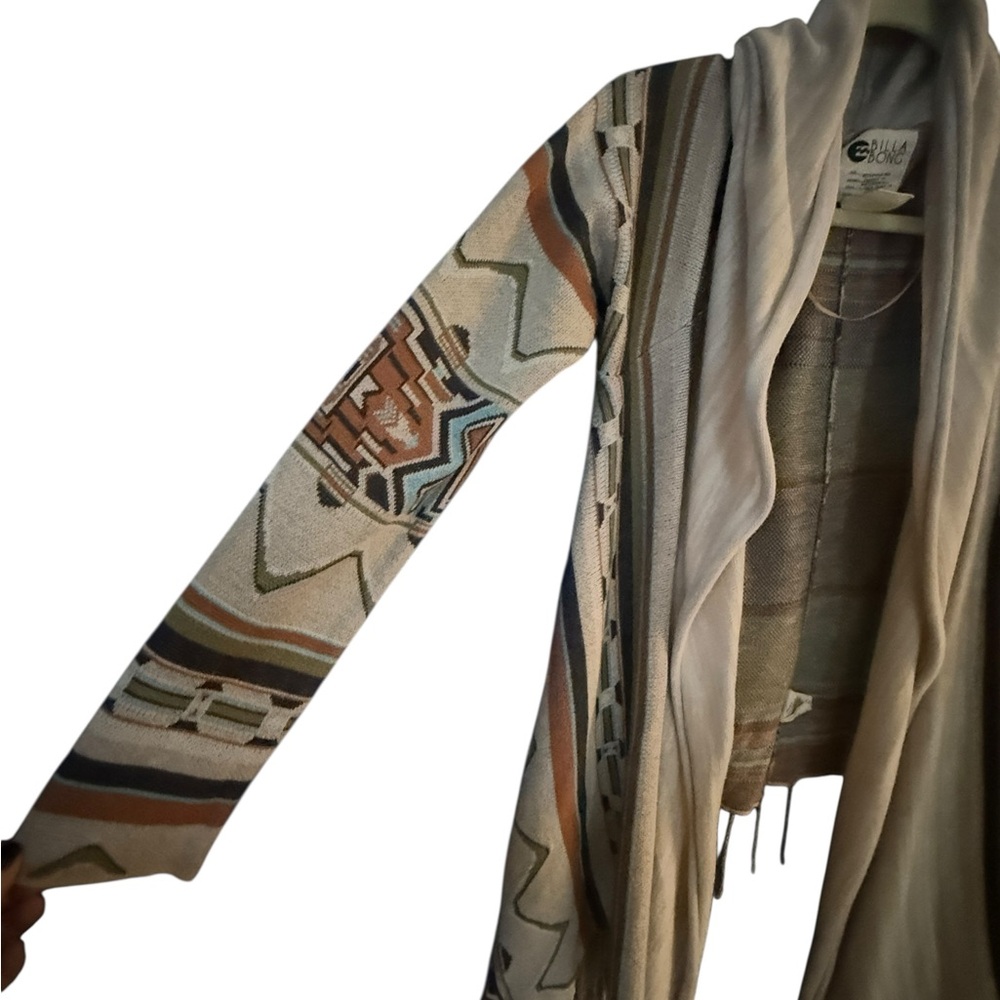 Billabong kimono cardigan Dream Chaser sweater size large - Picture 5 of 12